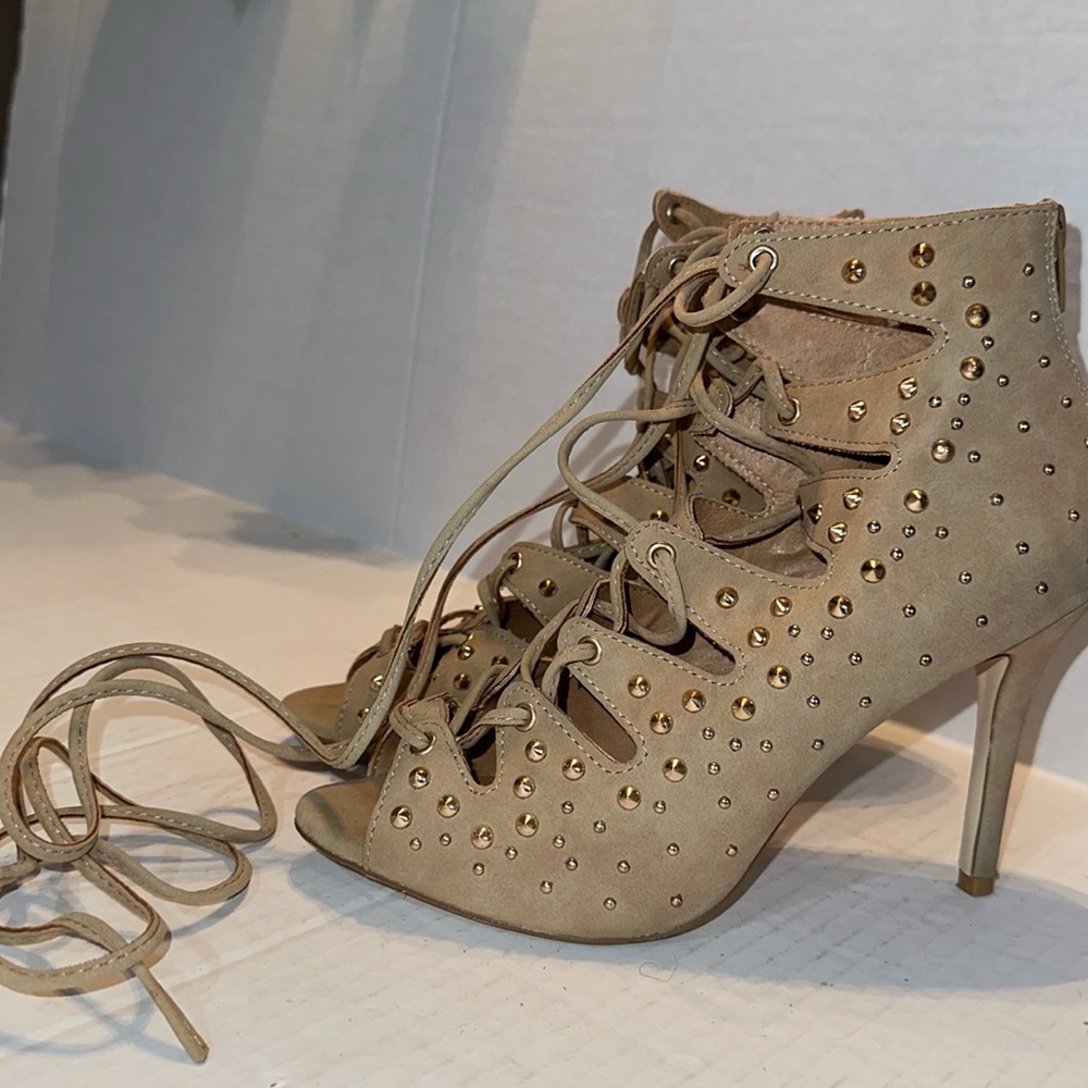 Just Fab Lace Up Heels